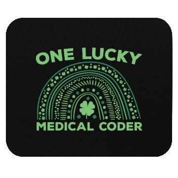 Discover Medical Coder St.Patrick's Day Mouse Pads
