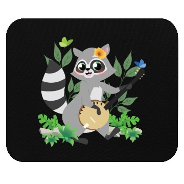 Discover Raccoon Cottagecore Naturecore Kids Mouse Pads