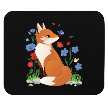 Discover Fox Cottagecore Naturecore Children Mouse Pads