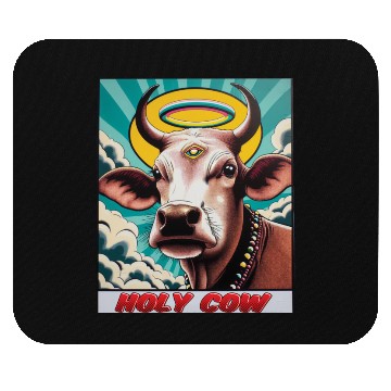 Discover Holy Cow Humor Funny Comics Mouse Pads