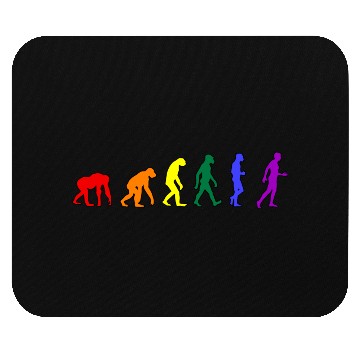 Discover Rainbow Evolution Mouse Pads
