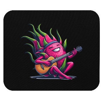 Discover Dragon Fruit Jam: Playing the Guitar Mouse Pads