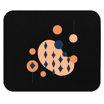 Discover Geometric Circles, Triangles, Lines Vector Design Mouse Pads