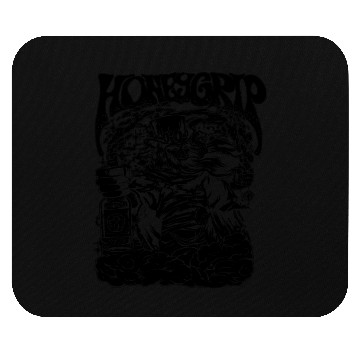 Discover Uncle Funkle Mono Deep Purple Mouse Pads
