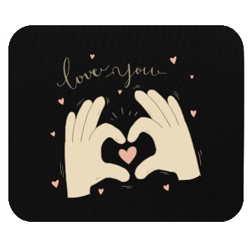 Discover love you Mouse Pads