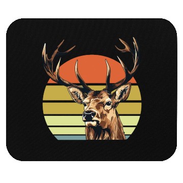 Discover Hunting Elk Deer Funny Hunter Mouse Pads