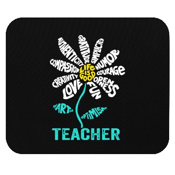 Discover Teacher Daisy Mouse Pads