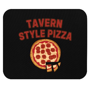 Discover Chicago Tavern Style Pizza Mouse Pads Design