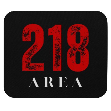Discover 218 Area Code Retro Minnesota Duluth Mouse Pads