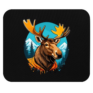 Discover Moose Mouse Pads