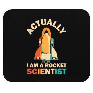 Discover Retro Rocket Scientist Space Shuttle Mouse Pads