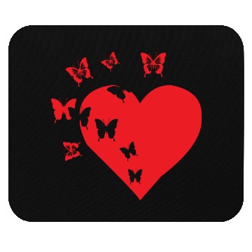 Discover Butterfly Heart Bundle Mouse Pads