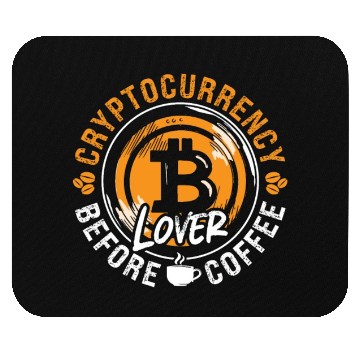 Discover Cryptocurrency Lover Before Bitcoin Coffee Lover Mouse Pads