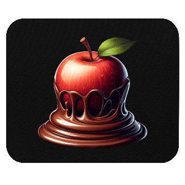 Discover Chocolate Apple Fusion Melting Design Mouse Pads
