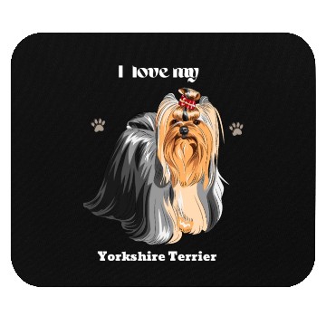 Discover Yorkshire Terrier, Dog Dad, Dog Mom, Pet Lover Mouse Pads