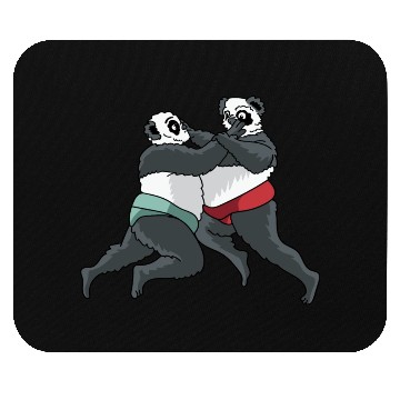 Discover Panda Wrestler Pun Maker Gift Mouse Pads