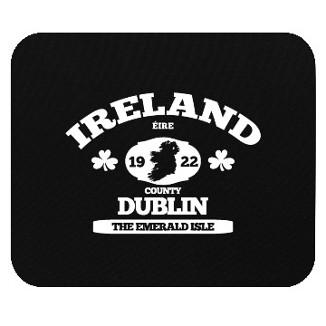Discover Dublin Ireland Classic Irish County Design Mouse Pads