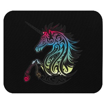 Discover Mystical Rainbow Unicorn Art Mouse Pads