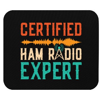 Discover Vintage Radio Moderator Certified Ham Radio Expert Mouse Pads