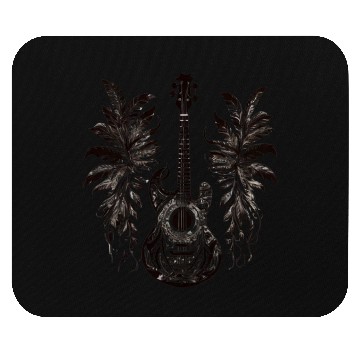 Discover Tropical Melody Guitar Art Mouse Pads