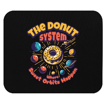 Discover Donut Solar System Mouse Pads