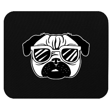 Discover Cool Pug Veterinarian Gift Mouse Pads