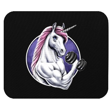 Discover Unicorn Gym Fitness Mouse Pads