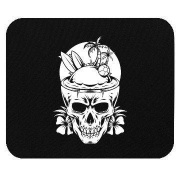 Discover Surfing Surfer Skull Skull Nature Mouse Pads