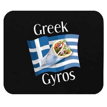 Discover Greek Gyros Mouse Pads
