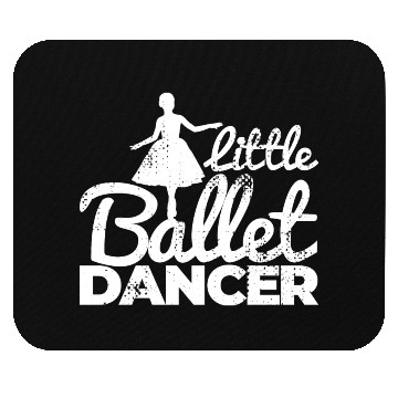 Discover Little Ballet Dancer Mouse Pads