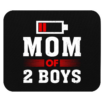 Discover Mom of 2 Boys Mom and Son Matching Mom Mouse Pads