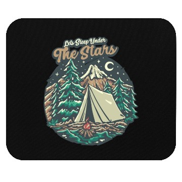 Discover Let's Sleep Under The Stars Mouse Pads