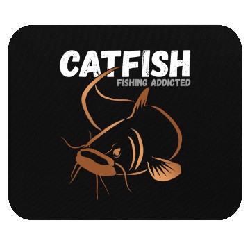 Discover Catfish Fishing Addicted Mouse Pads