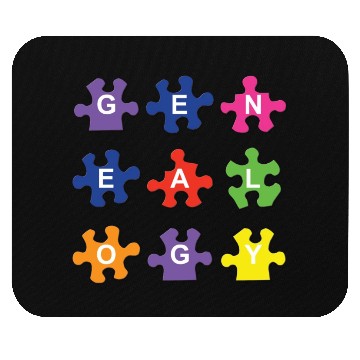 Discover Genealogy Jigsaw Puzzle Pieces Mouse Pads