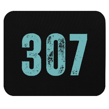 Discover 307 Area Code Wyoming Mouse Pads