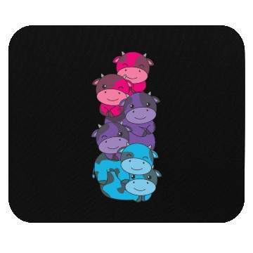 Discover Androgynous Flag Pride Lgbtq Cute Cow Mouse Pads