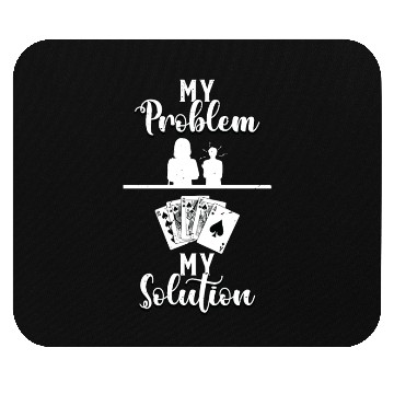 Discover Classic Blackjack My Problem My Pictogram Mom Dad Mouse Pads