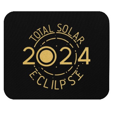 Discover total solar eclipse 2024 Mouse Pads