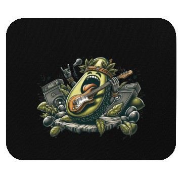 Discover Hard Avocado Rock Mouse Pads