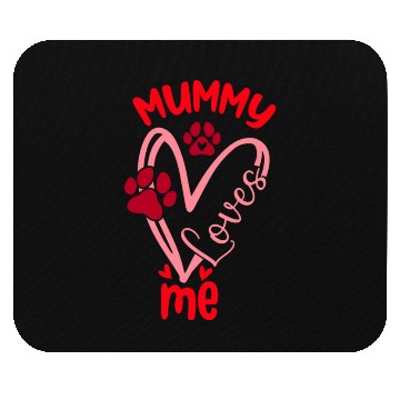 Discover Mummy loves me Mouse Pads