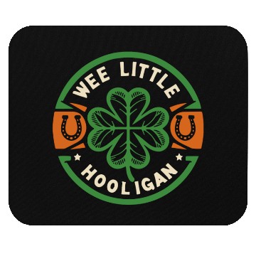 Discover Lucky Hooligan Clover Mouse Pads