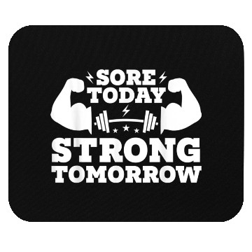 Discover Motivational Fitness Gym Exercise Mouse Pads