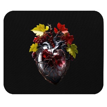 Discover Default Human heart made with wine and red Mouse Pads