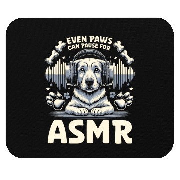 Discover ASMR Whispering ASMR Enthusiast Mindfulness Mouse Pads