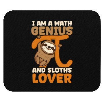 Discover Pi Day Math Genius And Maths Lover Sloth Mouse Pads