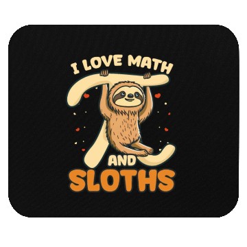 Discover Pi Day I Love Math And Sloths Mouse Pads