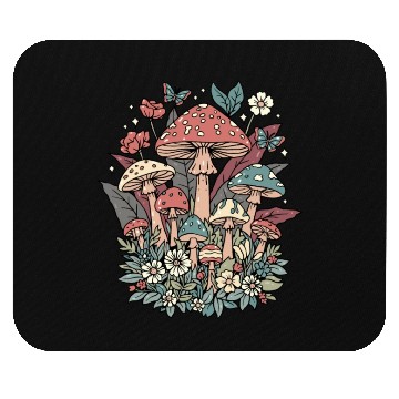 Discover Mushroom Cottagecore Naturecore Mouse Pads