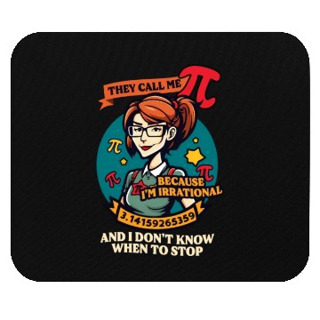 Discover Pi Day Call Me Pi Because Irrational Mouse Pads