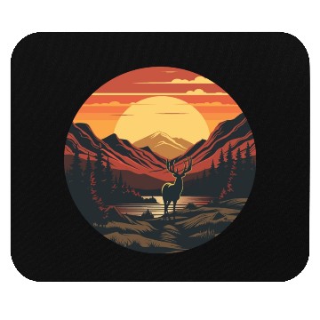 Discover Sunset Wilderness Mouse Pads