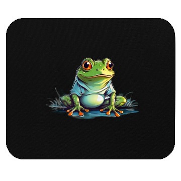 Discover Whimsical frog cartoon fantasyinspired style Mouse Pads